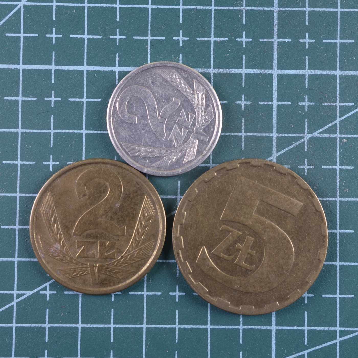 天业钱币散币、银币拍卖第19次专场 全场0元起拍0佣金转发分佣，欢迎围观参拍 波兰1985-89年铜铝币三枚一套
