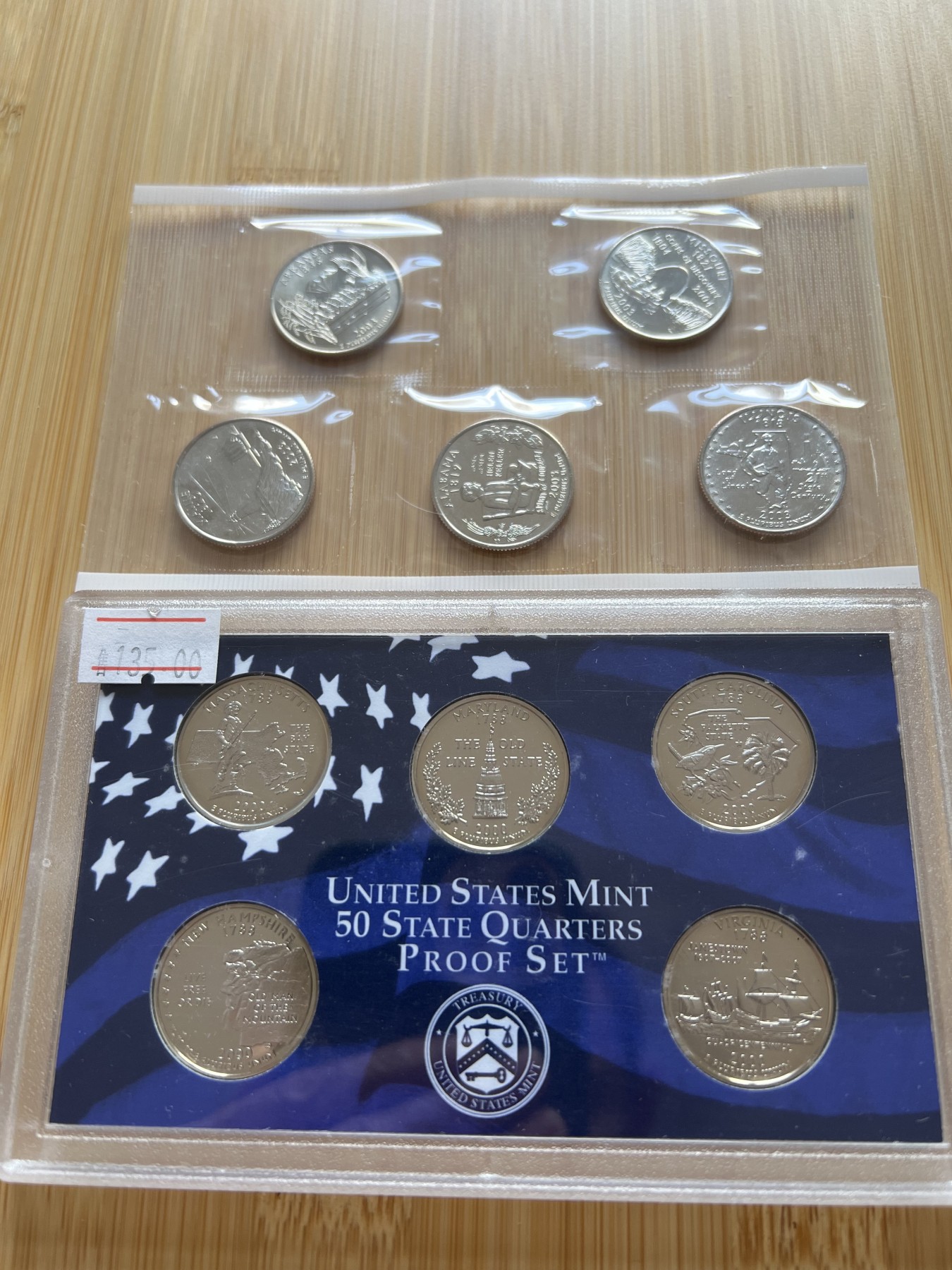 全场顺丰包邮 外国银币 纪念币 套币等  美国州币精制币普制币各5枚