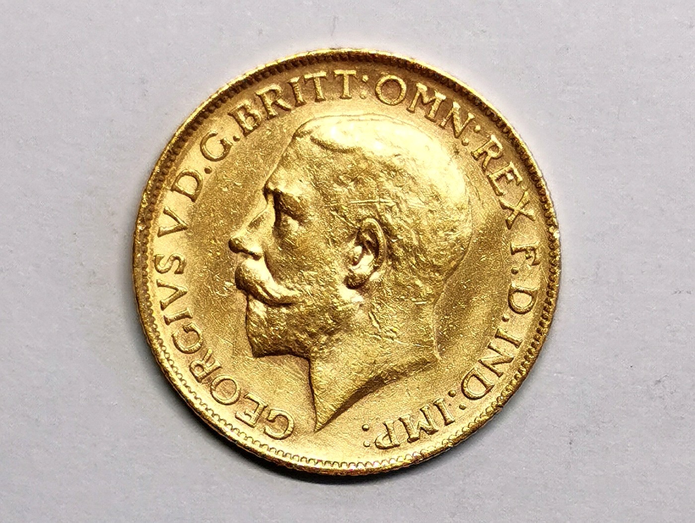 凡希社世界钱币微拍第二百五十六期 1911英国乔五索维林金币XF