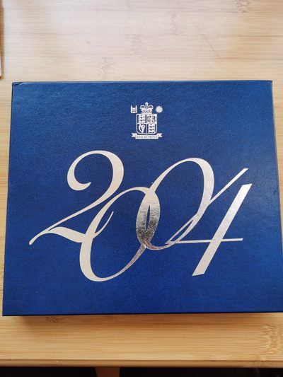 道一币馆币章第二十三场 - 原盒证 英国2004年精制币套装十枚套