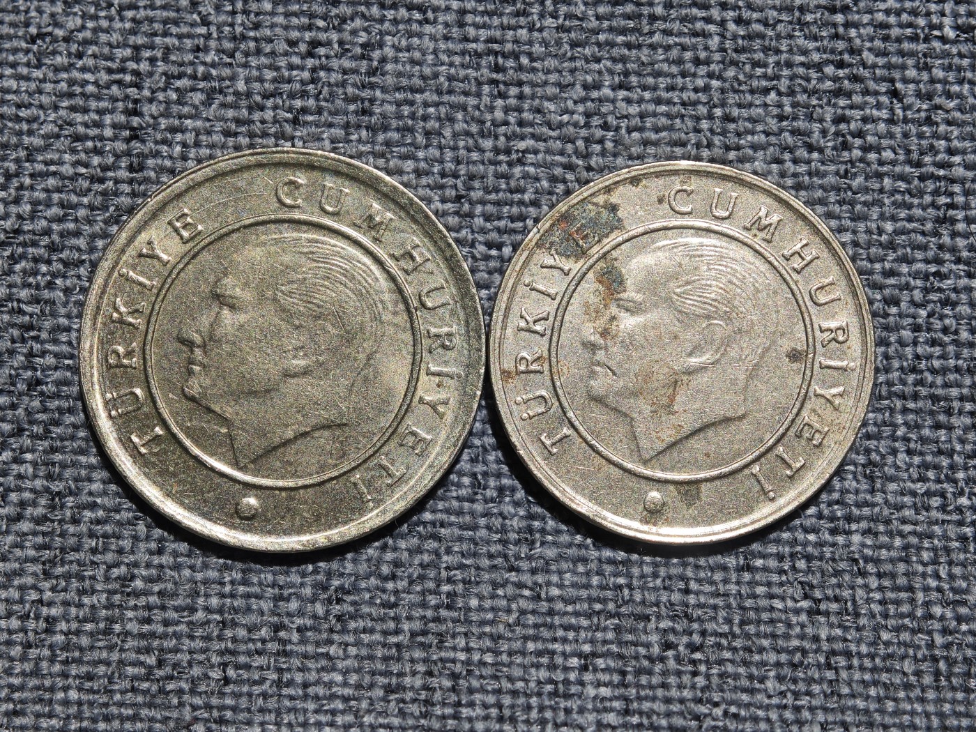 外国硬币收藏店第3期 土耳其10、5库鲁斯2枚