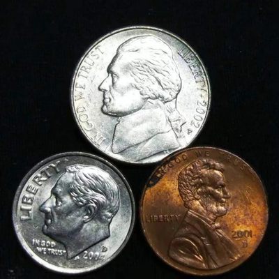 231202 美国硬币一套三枚,保真随机发货