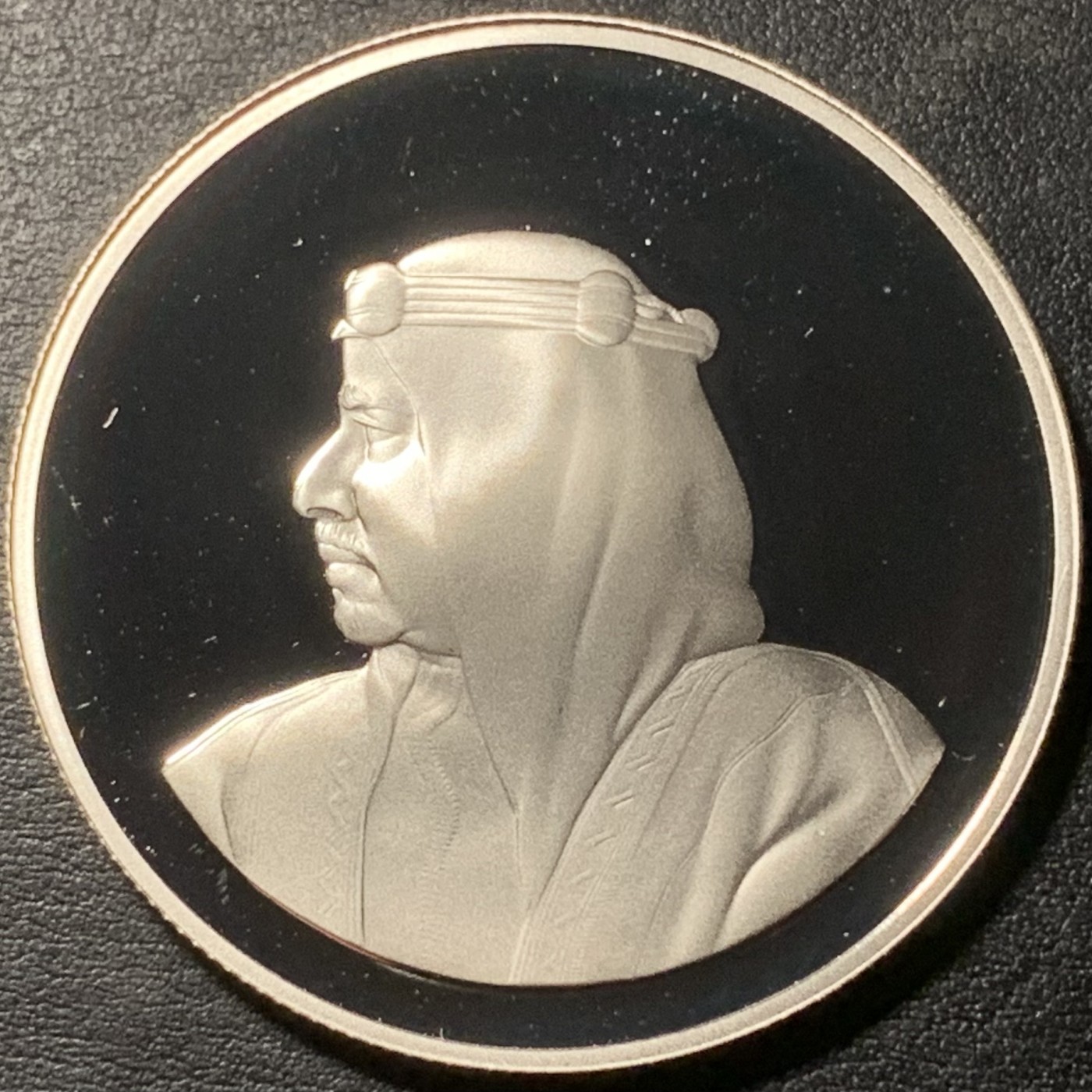 紫瑗钱币——第329期拍卖 巴林 1986年 WWF世界濒危野生动物 沙漠蹬羚 5第纳尔 19.44克 0.925银 精制