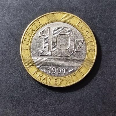 231202  法国10法郎 小天使双色币23mm年份随机发货