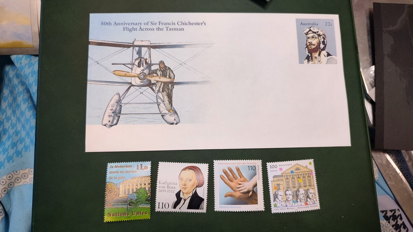 一月邮币社第十期拍卖国际邮票专场 飞行员邮资新封和德票等