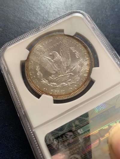1885年美国摩根银币P版五彩币NGC-MS64