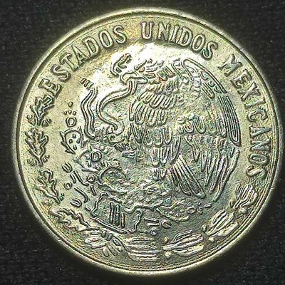 231202 墨西哥10分镍铜小硬币 玉米 鹰蛇仙人掌 15mm 9品年份随机