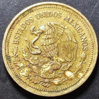 231202 墨西哥20比索厚铜币 年份随机21mm