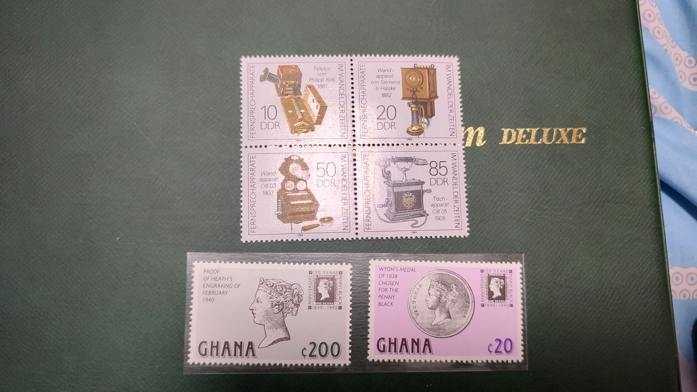 一月邮币社第十期拍卖国际邮票专场 加纳票中票和德国通信四方联