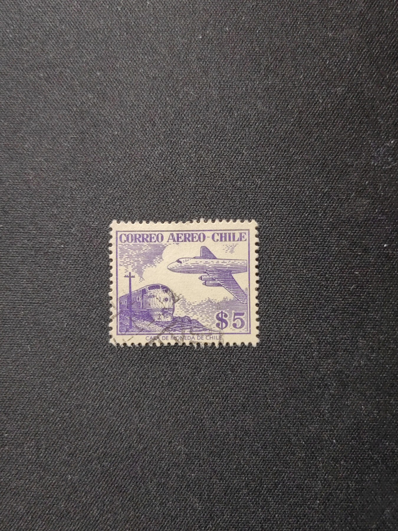 多国邮票专场（拍卖）第③④场 （0佣金） 美洲智利航空邮票1956