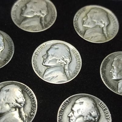 231202 美国1942-1945年5美分二战银币PDS版大全套11枚