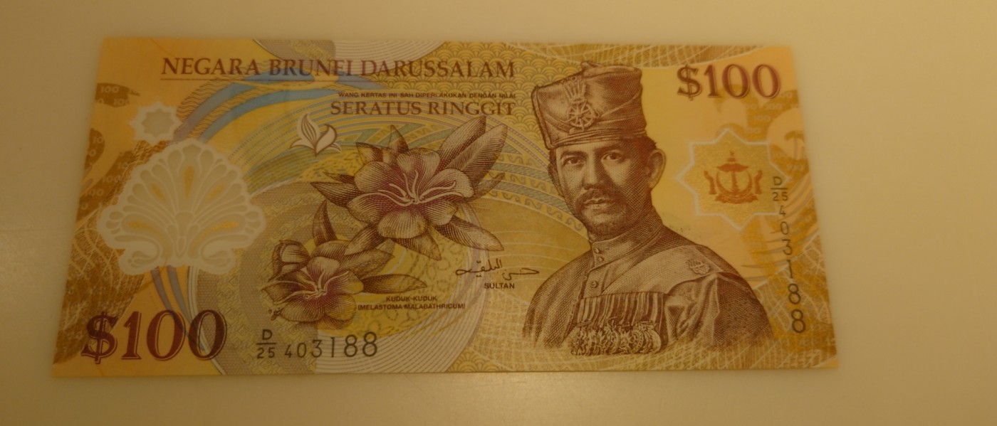 【世界钱币】精选微拍第87期暨2023年第三十四期 裸钞专场 【群里一口价已售出】2013年文莱100 全新绝品尾88