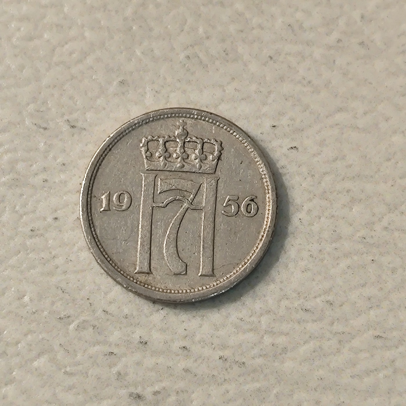 FCO-9-散币 挪威1956年10欧尔
