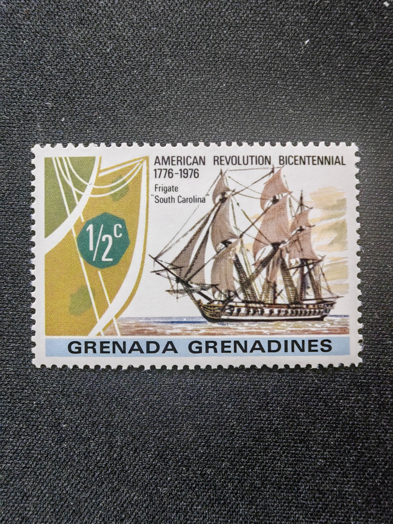 多国邮票专场（拍卖）第③④场 （0佣金） 格林纳达 1976 美国200年/海战帆船（无戳）