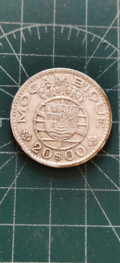 外国硬币初藏散币银币第12场(每周1场，周四上拍) - 葡属莫桑比克20埃斯库多银币。1960年