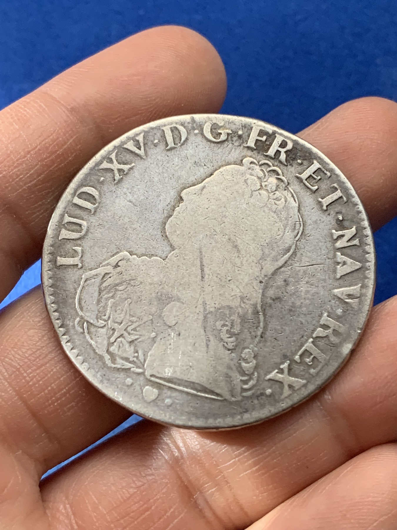 《竞宝斋》第221场-周日，周一 2场 (全场包邮) 法国1738年路易十五原味埃居大银