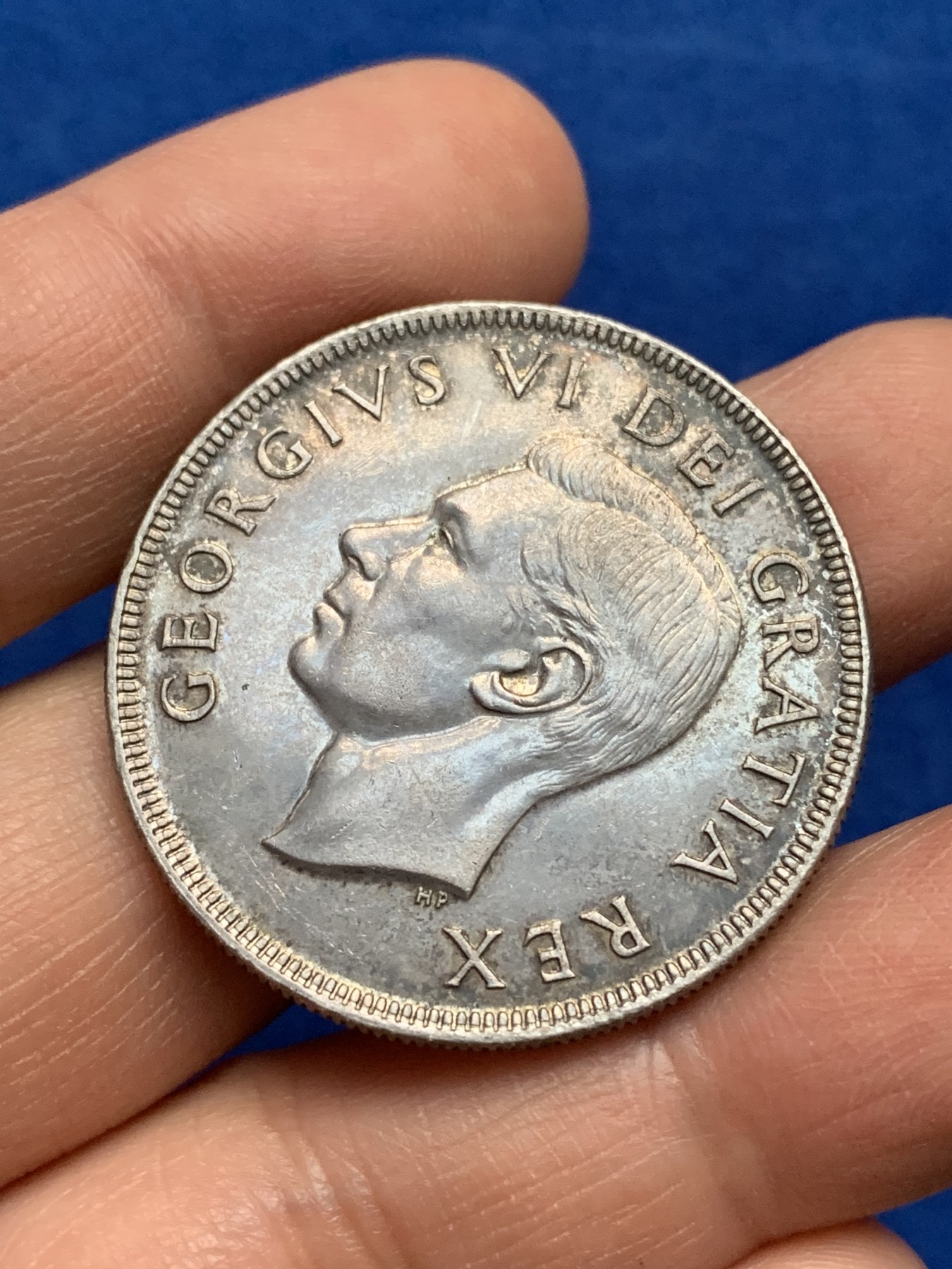 《竞宝斋》第221场-周日，周一 2场 (全场包邮) 加拿大1951年乔治六世划船1加元银币