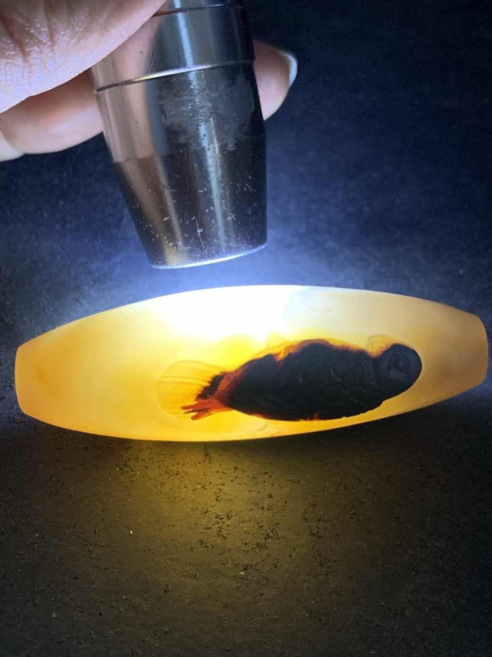 精美亚光高玉化巴西玛瑙手工俏色巧雕喜上眉梢大桶珠一个