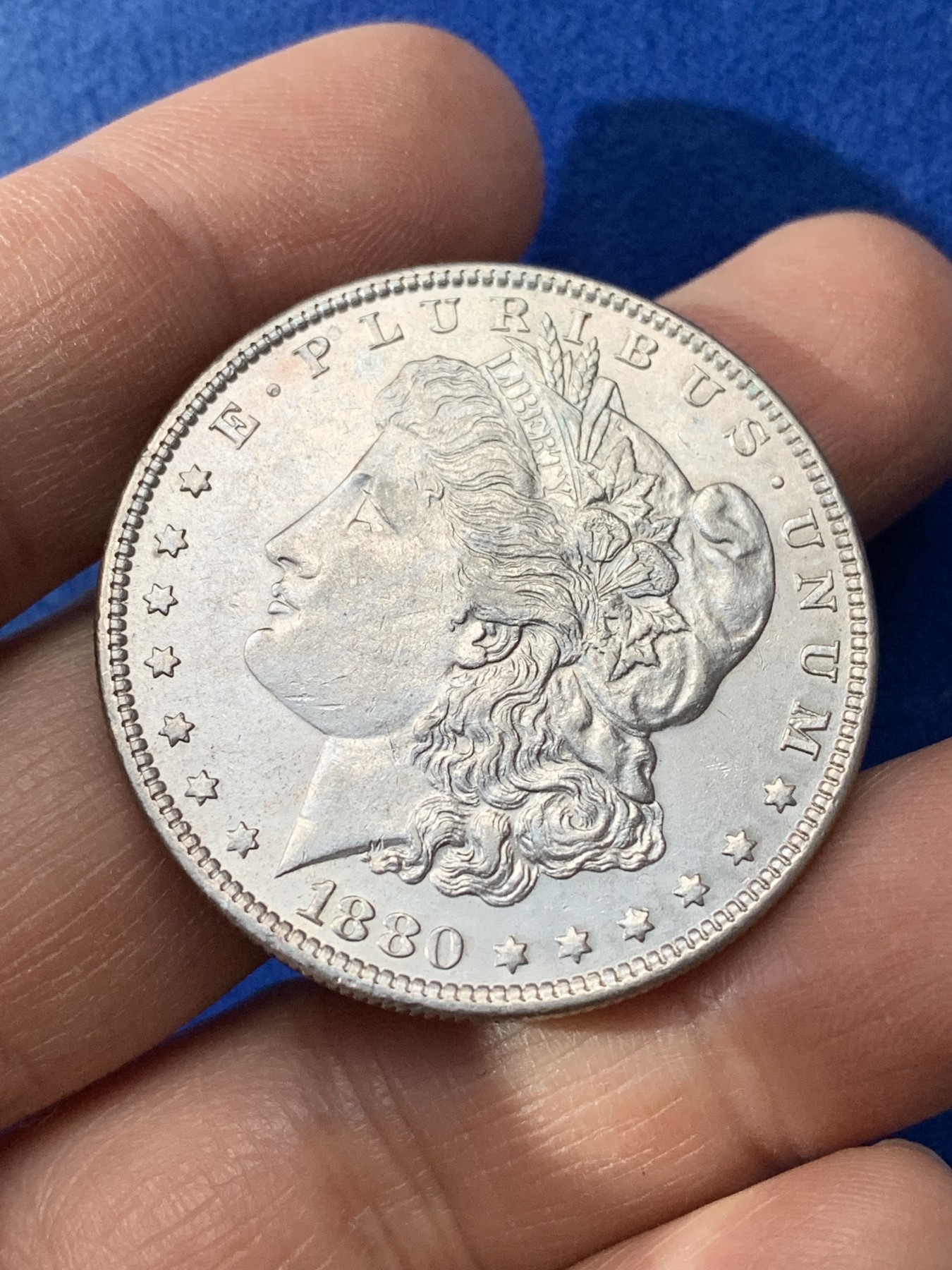 《竞宝斋》第221场-周日，周一 2场 (全场包邮) 美国1880 摩根大银币