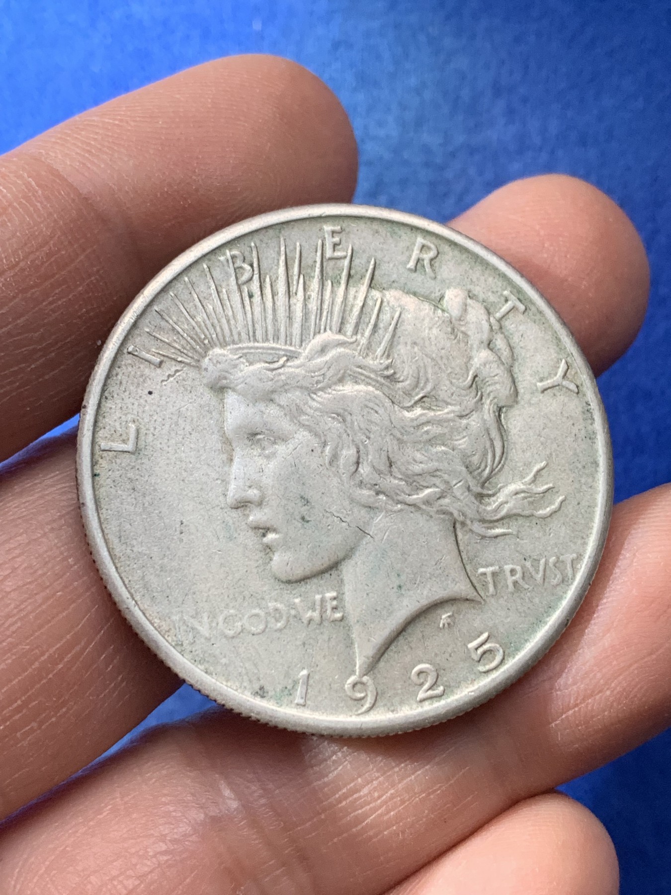 《竞宝斋》第221场-周日，周一 2场 (全场包邮) 美国1925年和平鸽1美元大银币