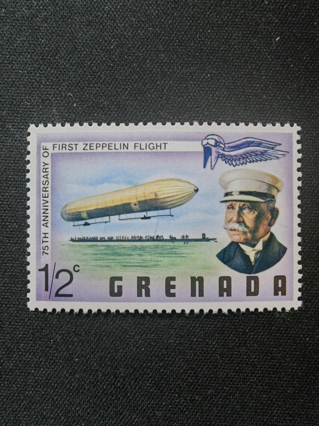多国邮票专场（拍卖）第③④场 （0佣金） 格林纳达1978年 齐柏林飞艇75周年（无戳）