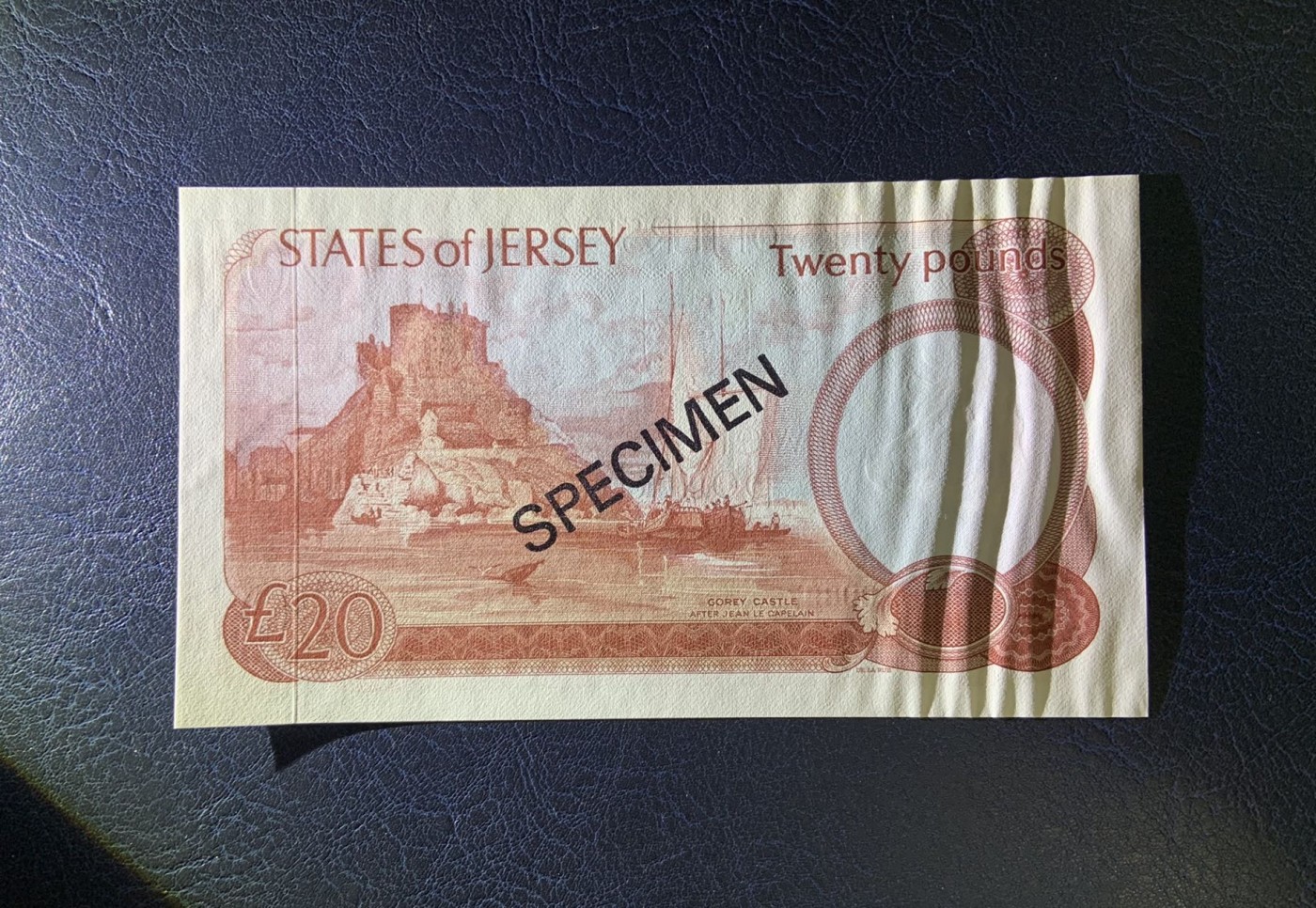 收藏联盟Quantum Auction 第308期拍卖  泽西岛1978年20镑收藏样票 品相UNC-