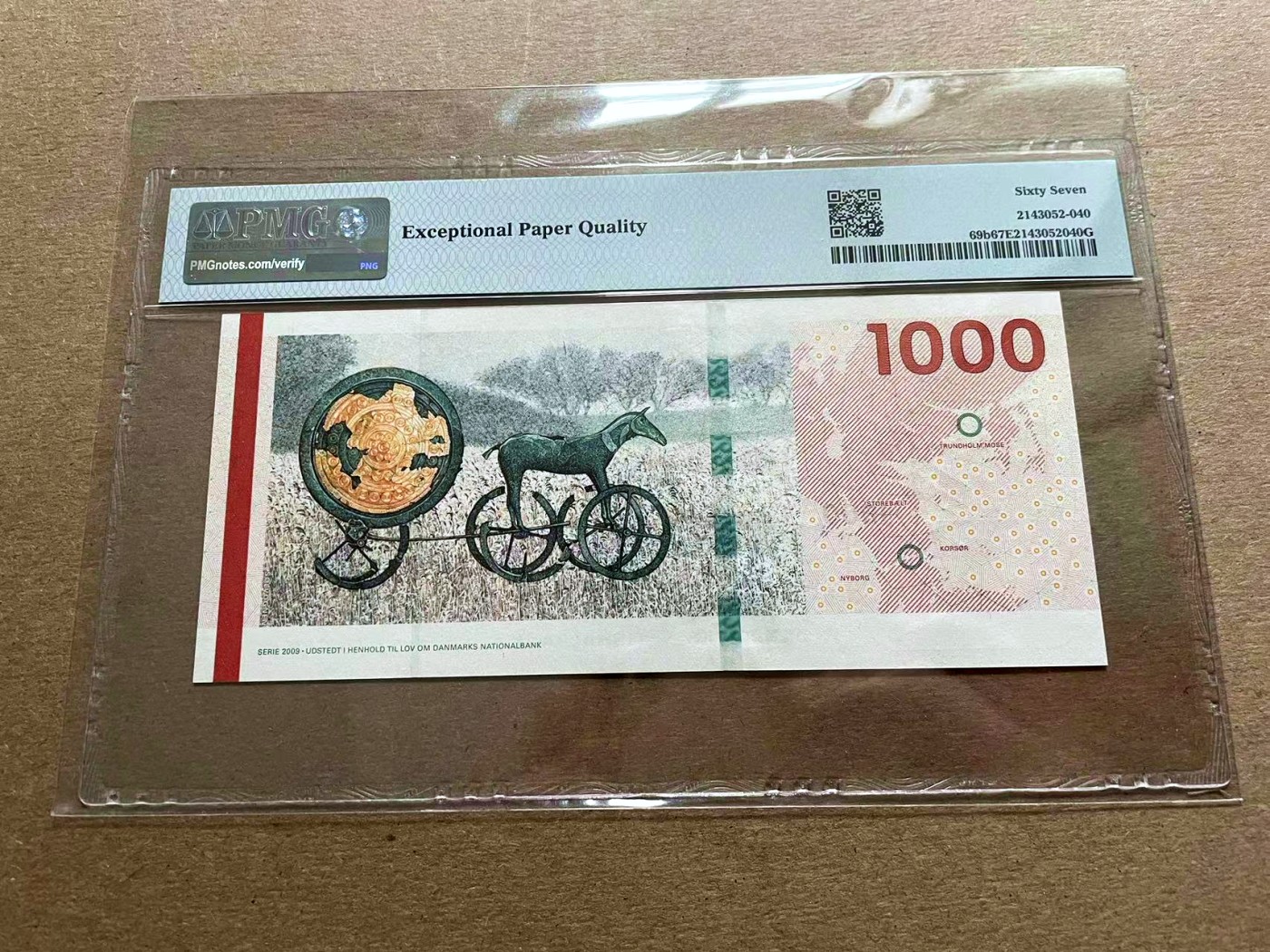 【Blue Auction】✨世界纸币精拍第401期【精】 丹麦 2012年1000克朗 PMG67EPQ 