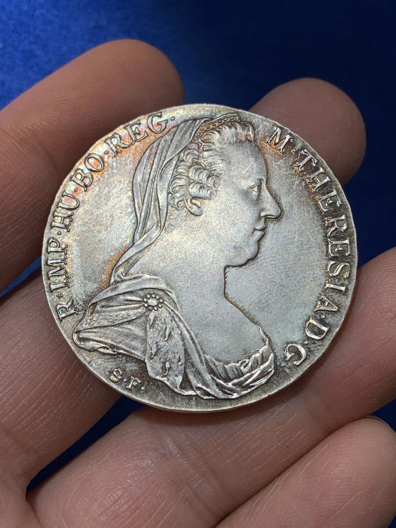 《竞宝斋》第221场-周日，周一 2场 (全场包邮) 1780年奥地利大奶妈玛利亚特蕾莎1泰勒银币 后铸版