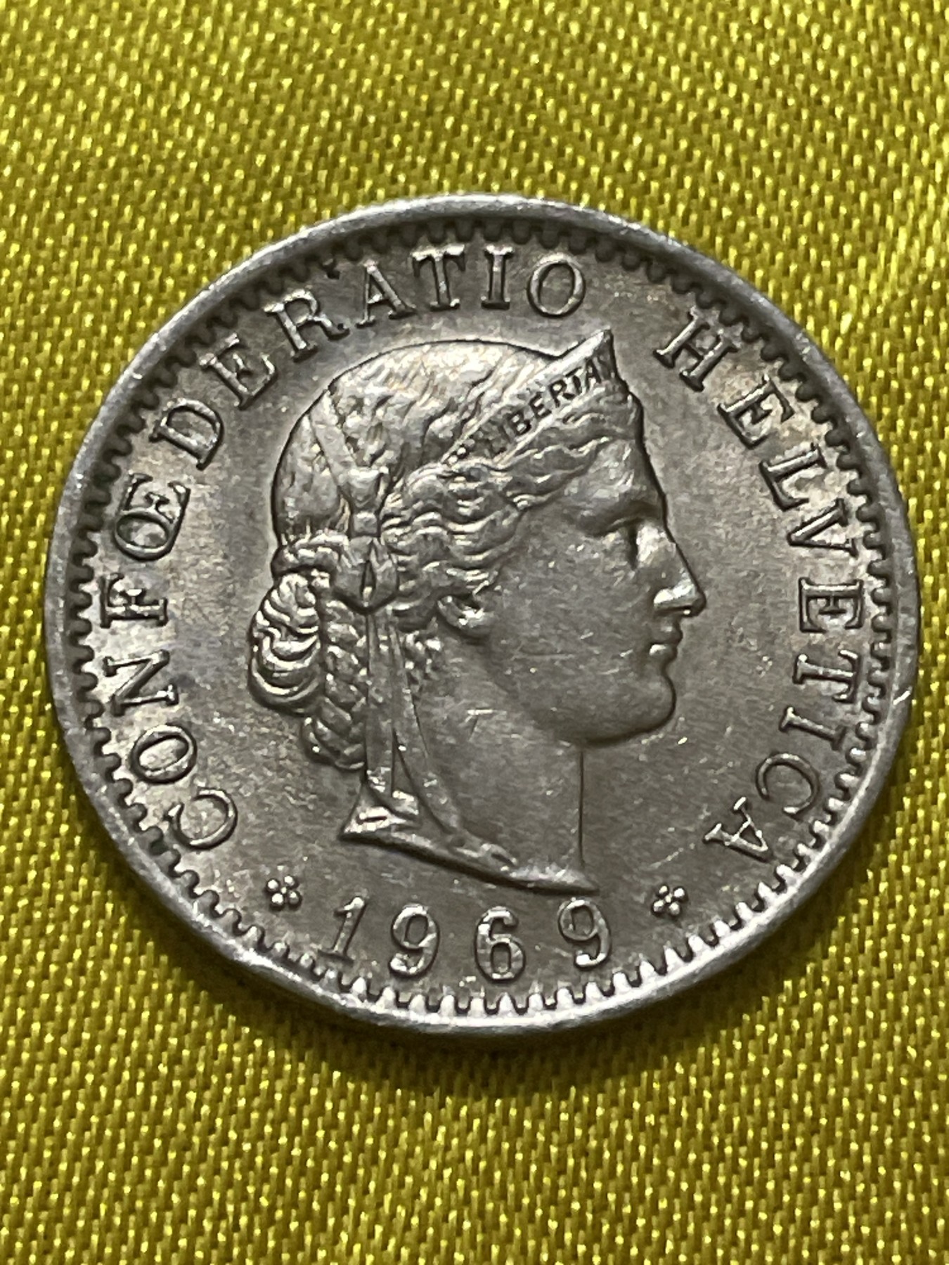 神仙姐姐散币好品专场第十期（无佣金，预留三期自动发出 1969年瑞士20生丁