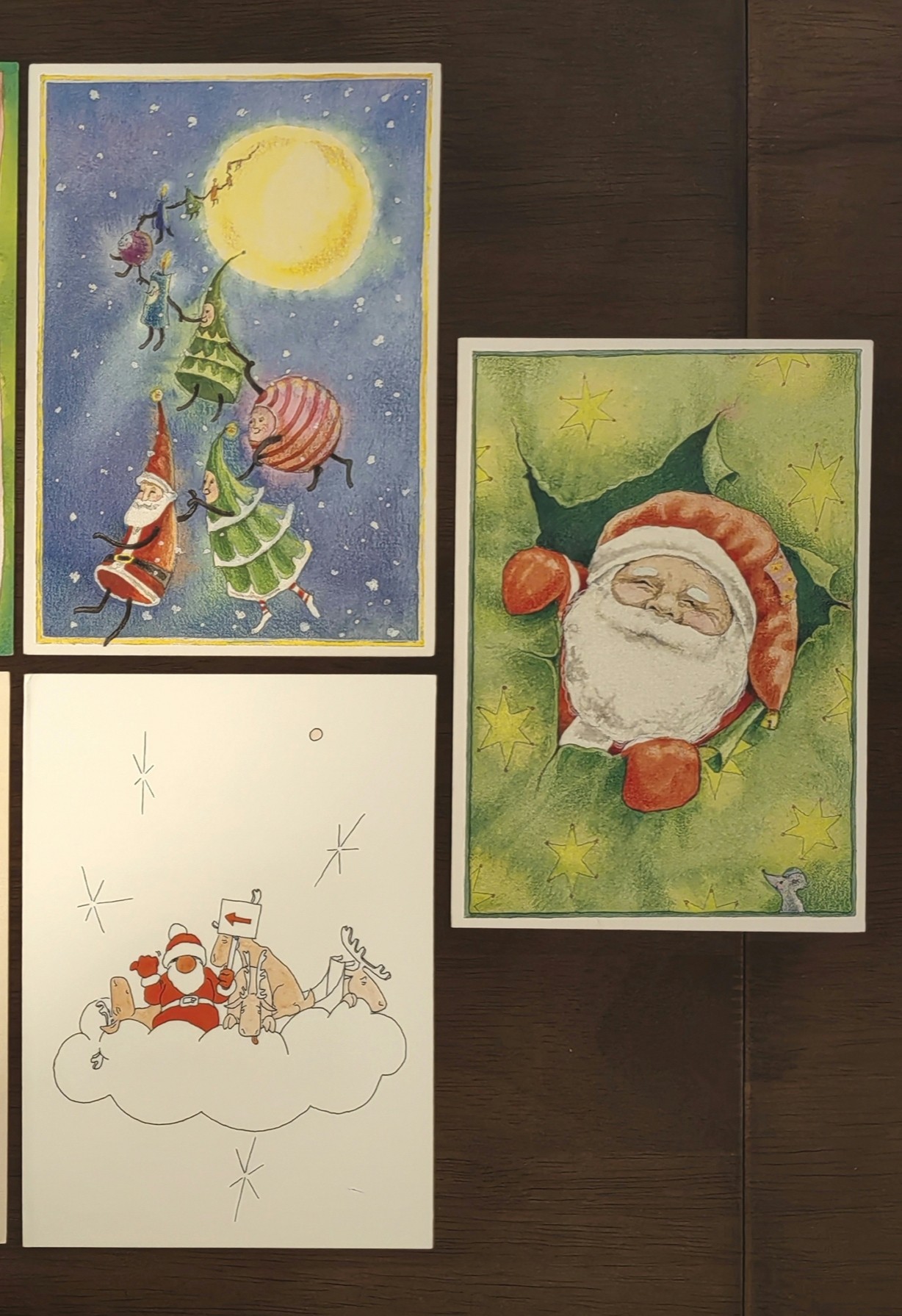 多国邮品🌞放大漏💥🔥💥组合专场 第③⑤场 上世纪节日贺卡（有部分全新）10件