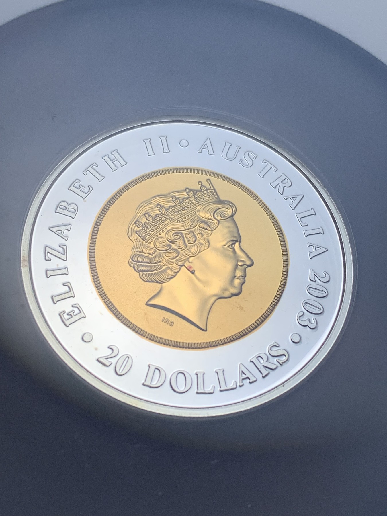 《竞宝斋》第221场-周日，周一 2场 (全场包邮) NGC高分PF66好品，2003伊丽莎白女王50周年4头像版本金银双色币，发行量1338枚（含999金8.39克）.值得你珍藏