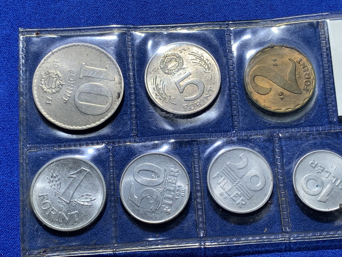 《竞宝斋》第221场-周日，周一 2场 (全场包邮) 匈牙利1971年清年普制套币