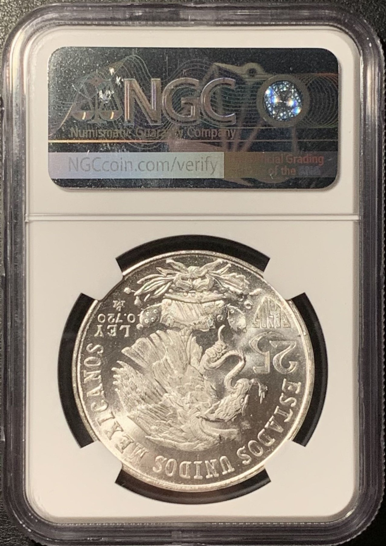 紫瑗钱币——第329期拍卖 墨西哥 1968年 墨西哥城奥运会 25比索 银币 NGC MS66