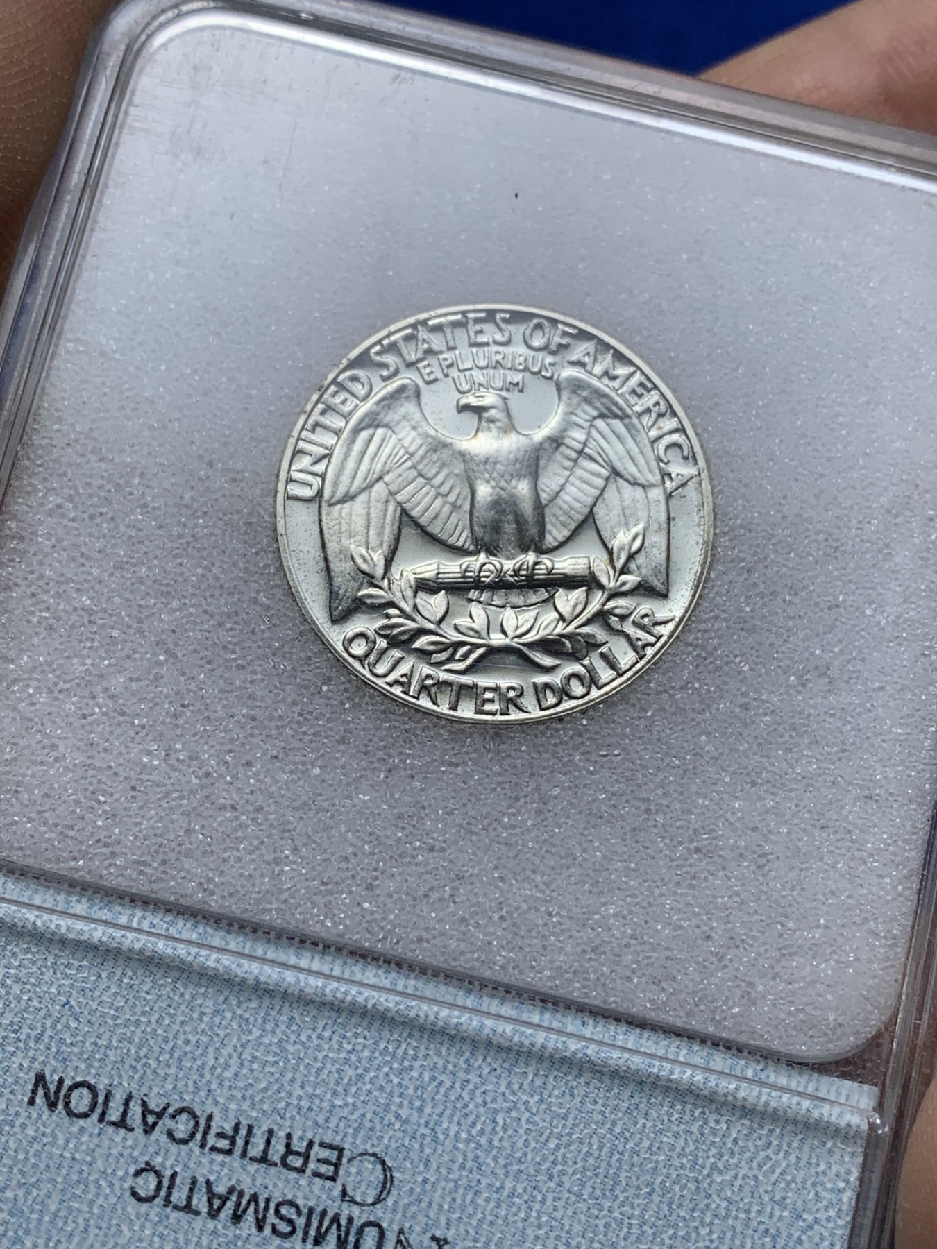 《竞宝斋》第221场-周日，周一 2场 (全场包邮) 两枚一组 NNC PR69 Deep Cameo 美国1961与1962精制25美分银币 品相完美