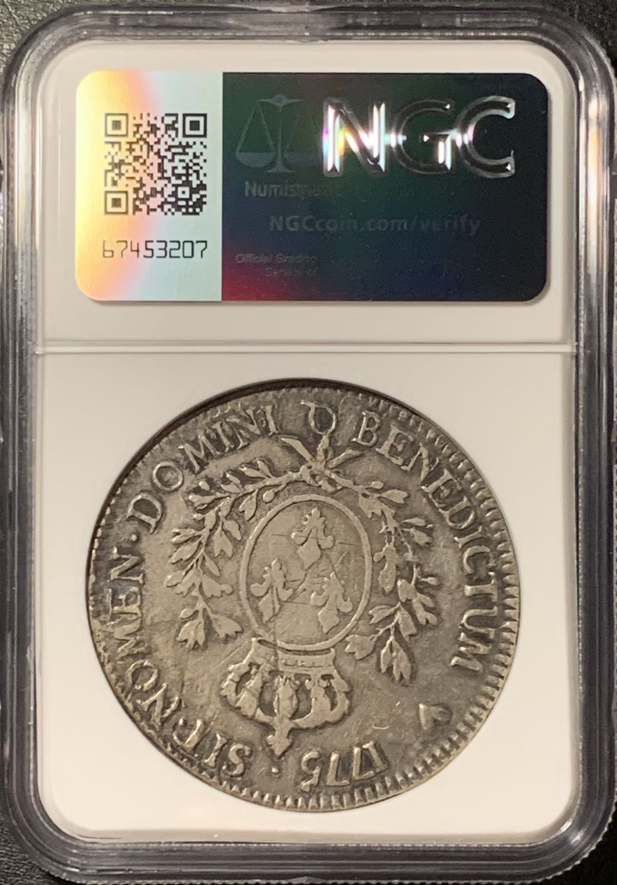 紫瑗钱币——第329期拍卖 法国  1775年 Q 路易十六 1埃居 NGC VF detail