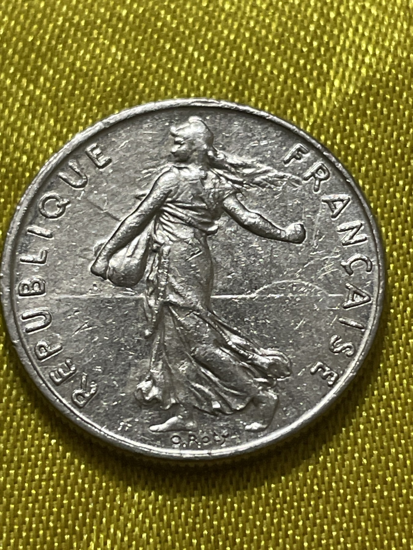 神仙姐姐散币好品专场第十期（无佣金，预留三期自动发出 原光品相1991年法国播种女神半法郎