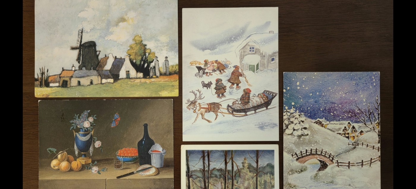 多国邮品🌞放大漏💥🔥💥组合专场 第③⑤场 绘画系列明信片6件