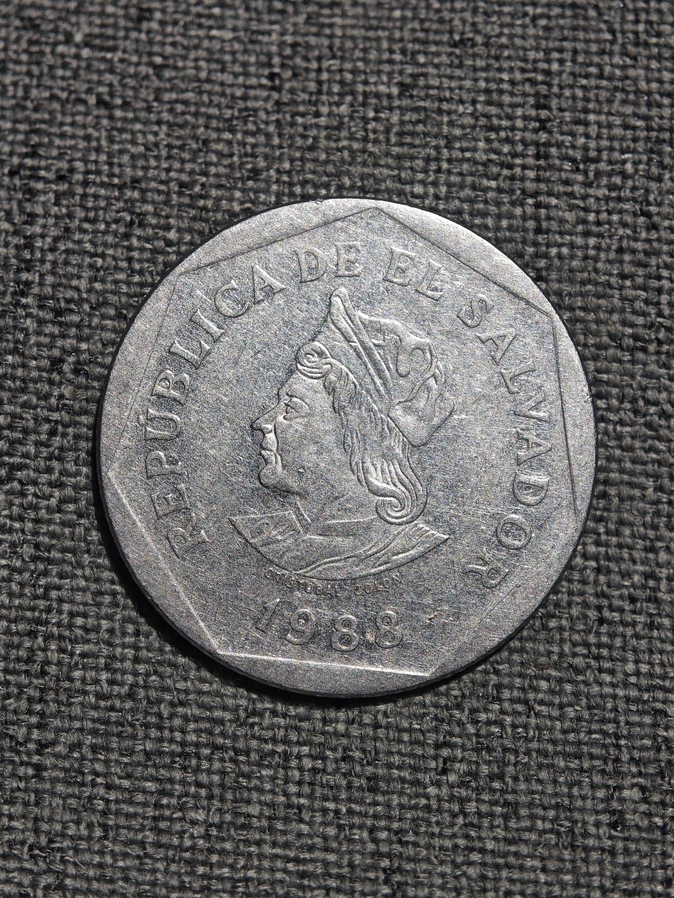 外国硬币收藏店第4期 萨尔多瓦1988年1克朗