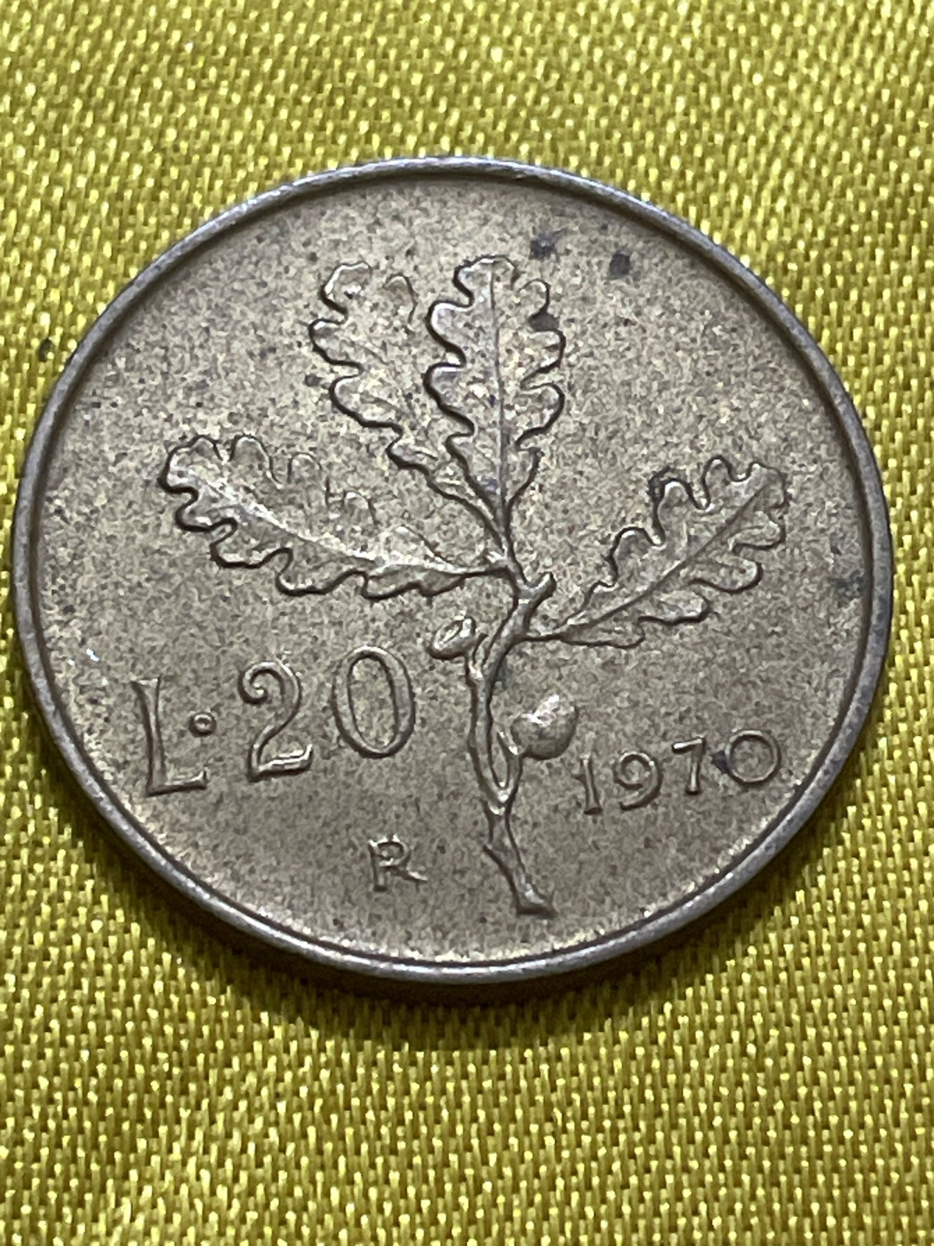 神仙姐姐散币好品专场第十期（无佣金，预留三期自动发出 1970年意大利20里拉黄铜币