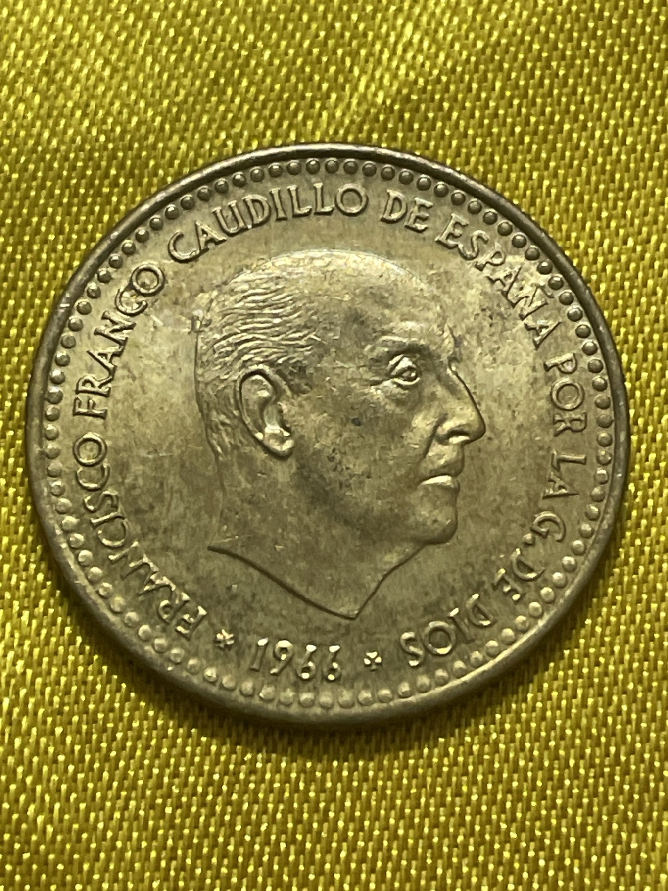 神仙姐姐散币好品专场第十期（无佣金，预留三期自动发出 1966年西班牙比塞塔黄铜币