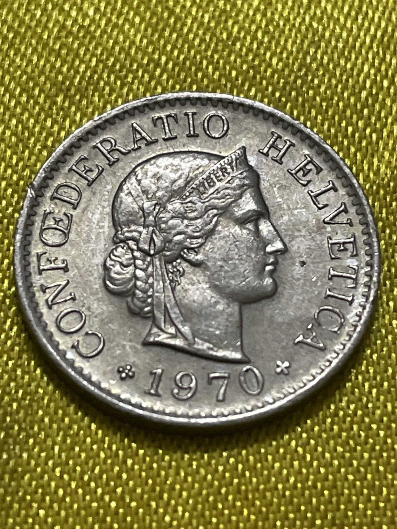 神仙姐姐散币好品专场第十期（无佣金，预留三期自动发出 1970年瑞士5生丁