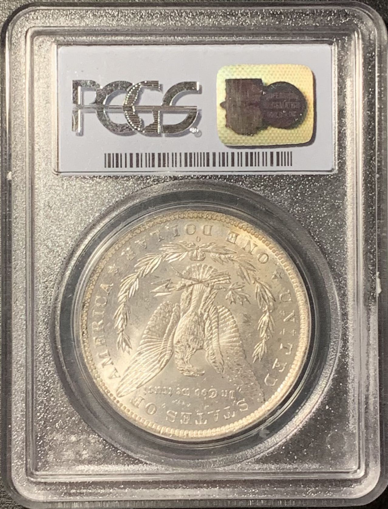紫瑗钱币——第329期拍卖 美国 1883年 O版 摩根 大头妹 1美元 银币 PCGS MS63 早期老盒