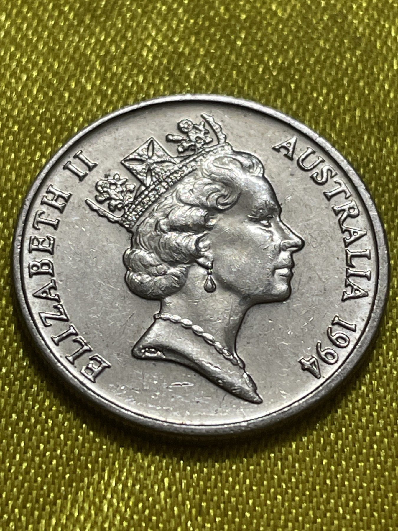 神仙姐姐散币好品专场第十期（无佣金，预留三期自动发出 原光品相1994年澳大利亚5分