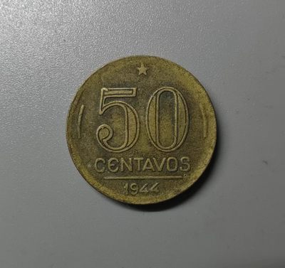 海外回流硬币1元起拍专场第五期 - 1944年巴西50分