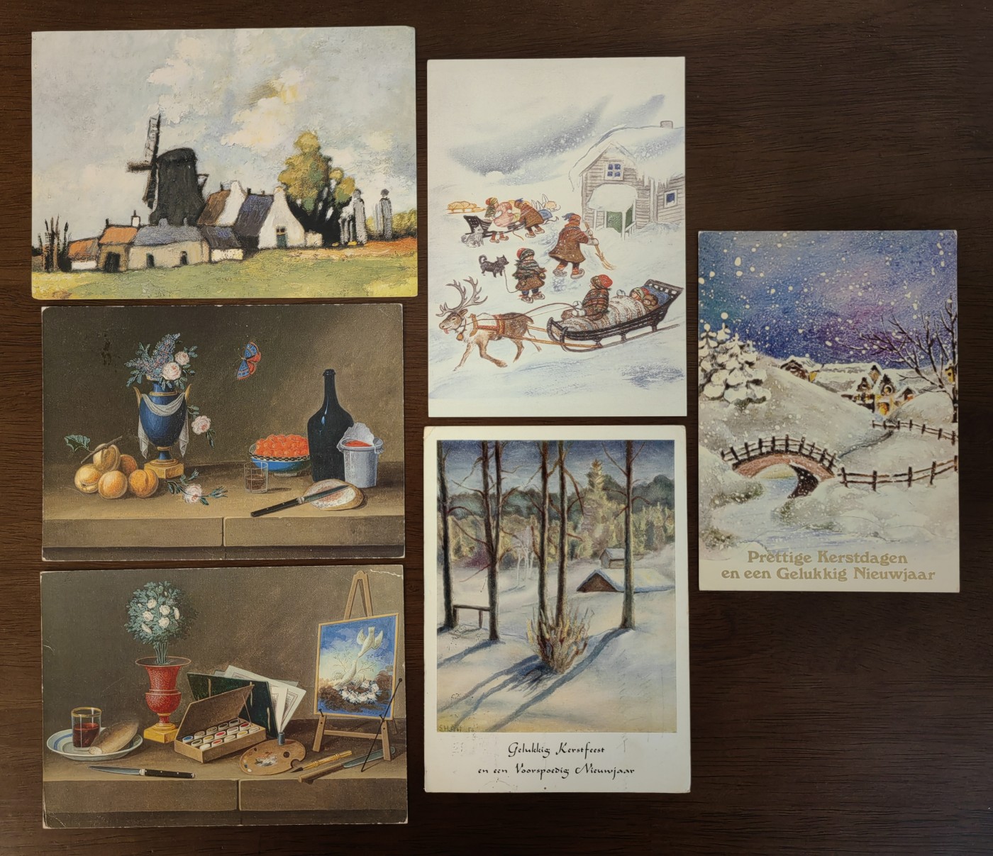 多国邮品🌞放大漏💥🔥💥组合专场 第③⑤场 绘画系列明信片6件