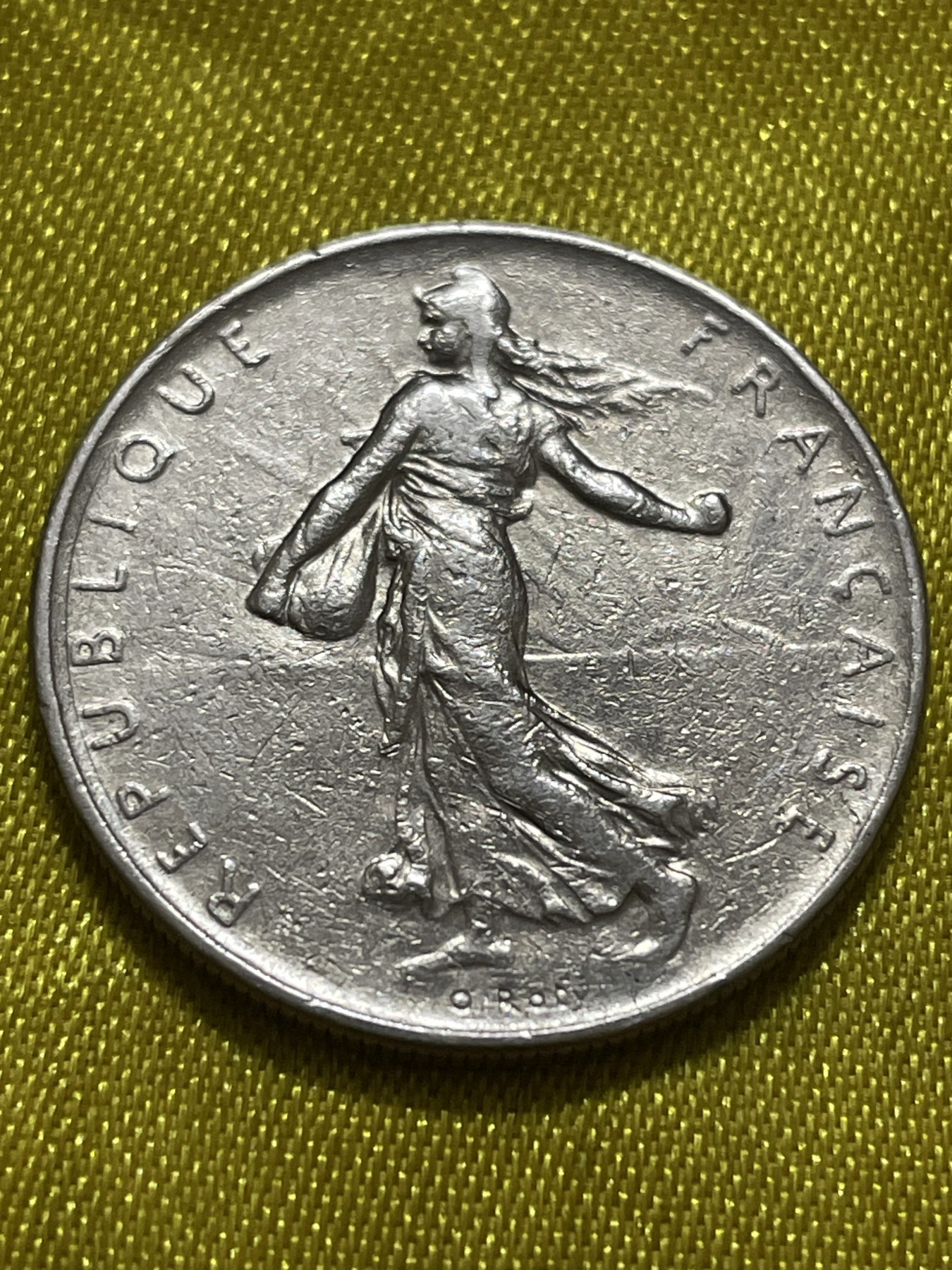 神仙姐姐散币好品专场第十期（无佣金，预留三期自动发出 原光品相1964年法国播种女神1法郎