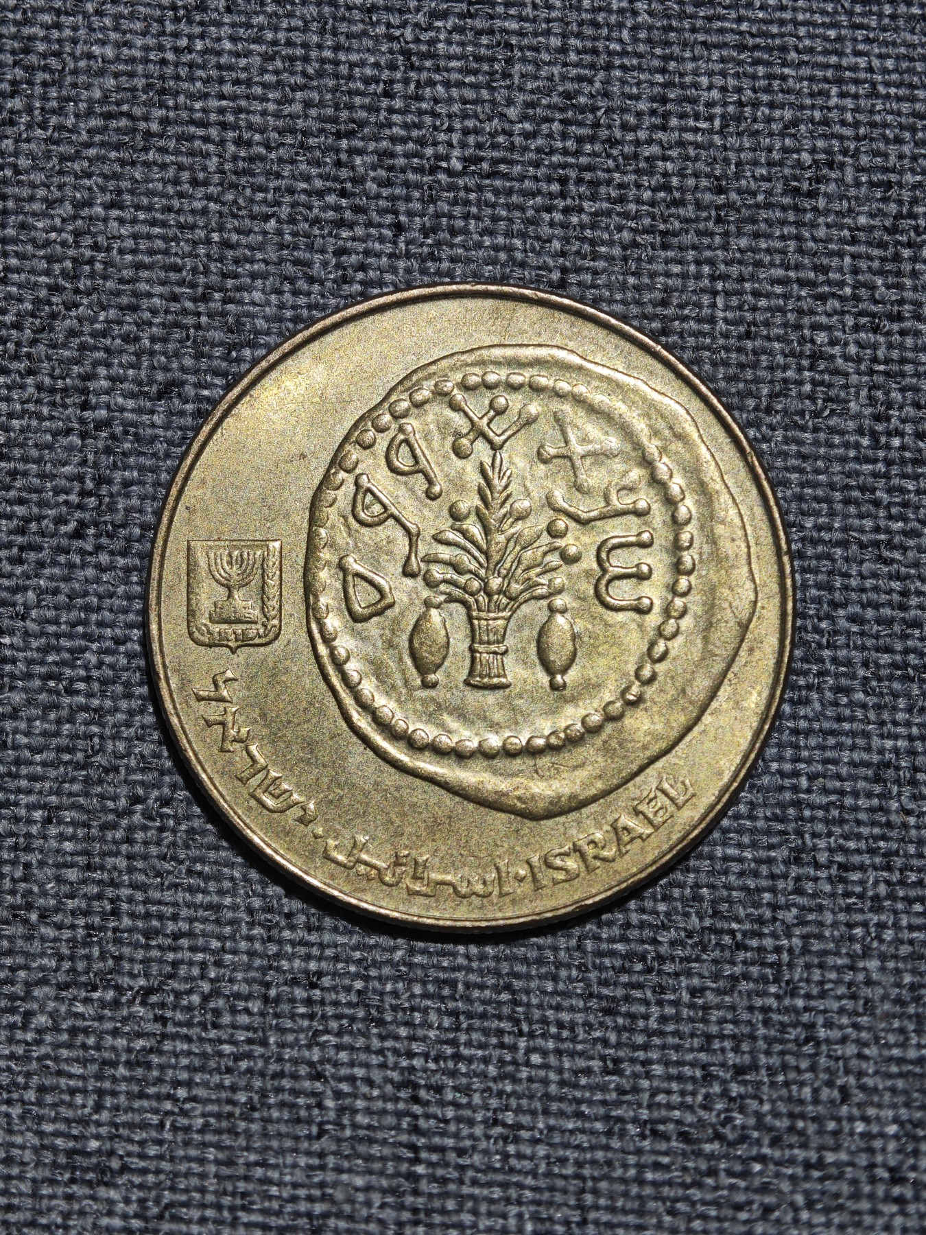 外国硬币收藏店第4期 以色列老版50谢克尔大铜币