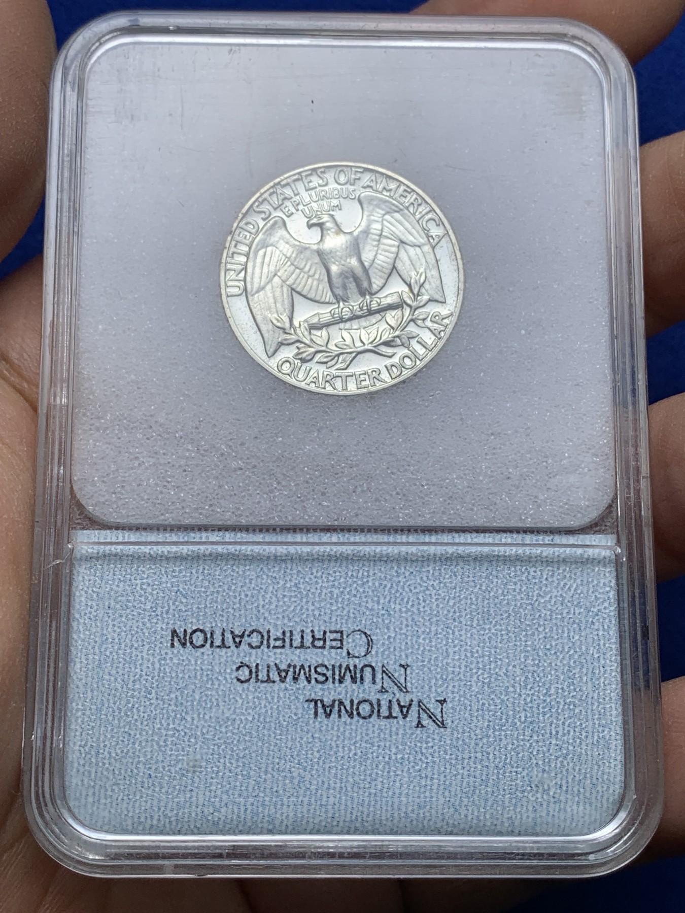 《竞宝斋》第221场-周日，周一 2场 (全场包邮) 两枚一组 NNC PR69 Deep Cameo 美国1961与1962精制25美分银币 品相完美