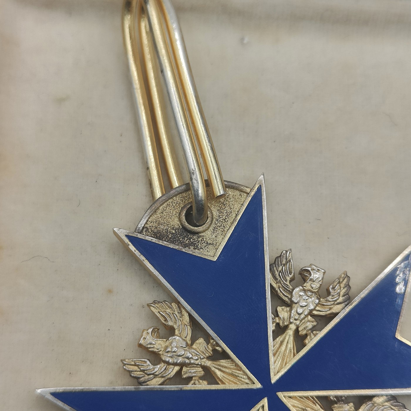 全场0元起拍 第115期 咸鱼国勋章拍卖专场 12月10日（周日）下午6：00开始 蓝色马克思勋章代章 银制 战后造