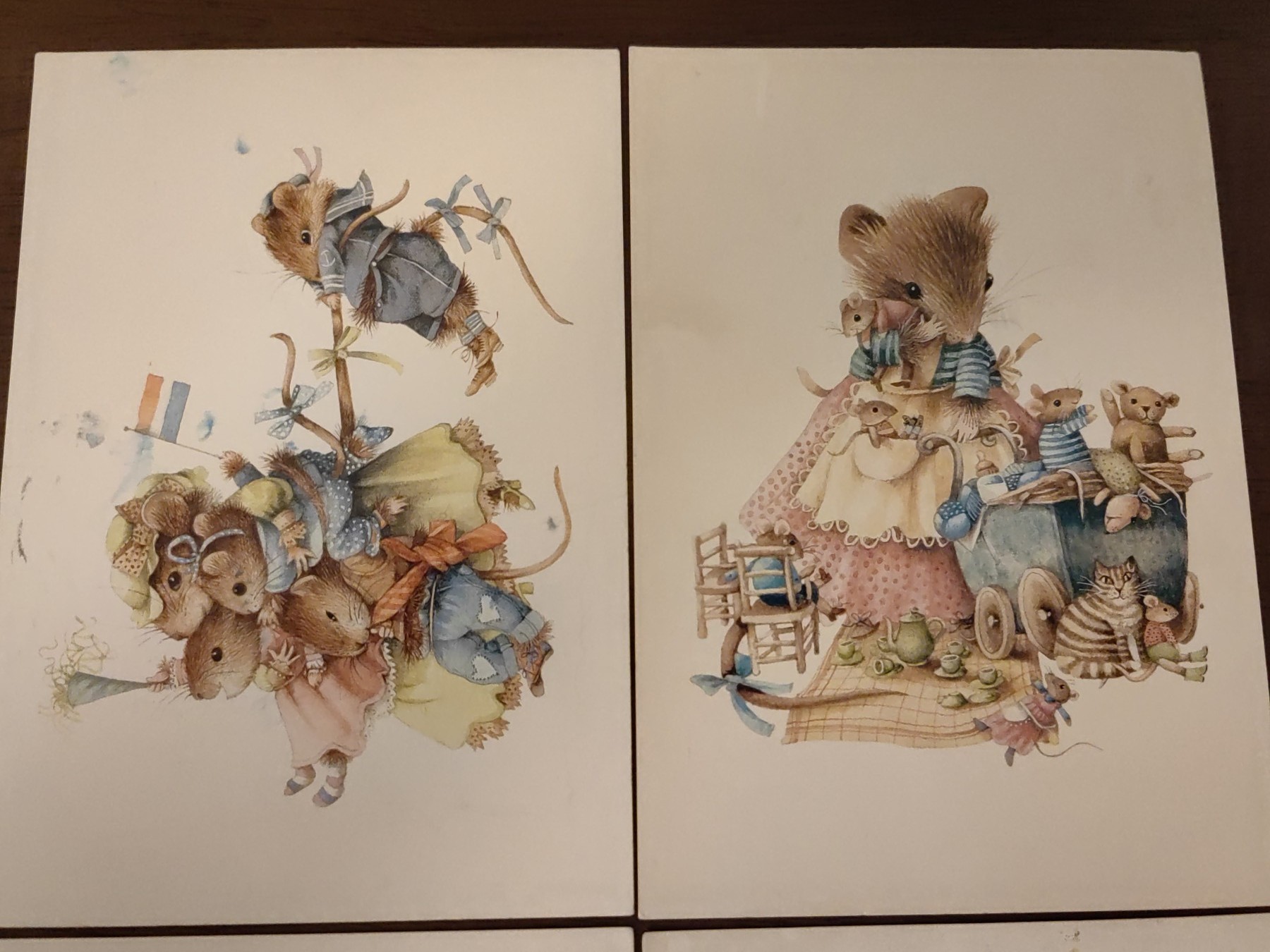 多国邮品🌞放大漏💥🔥💥组合专场 第③⑤场 荷兰松鼠绘画 4件